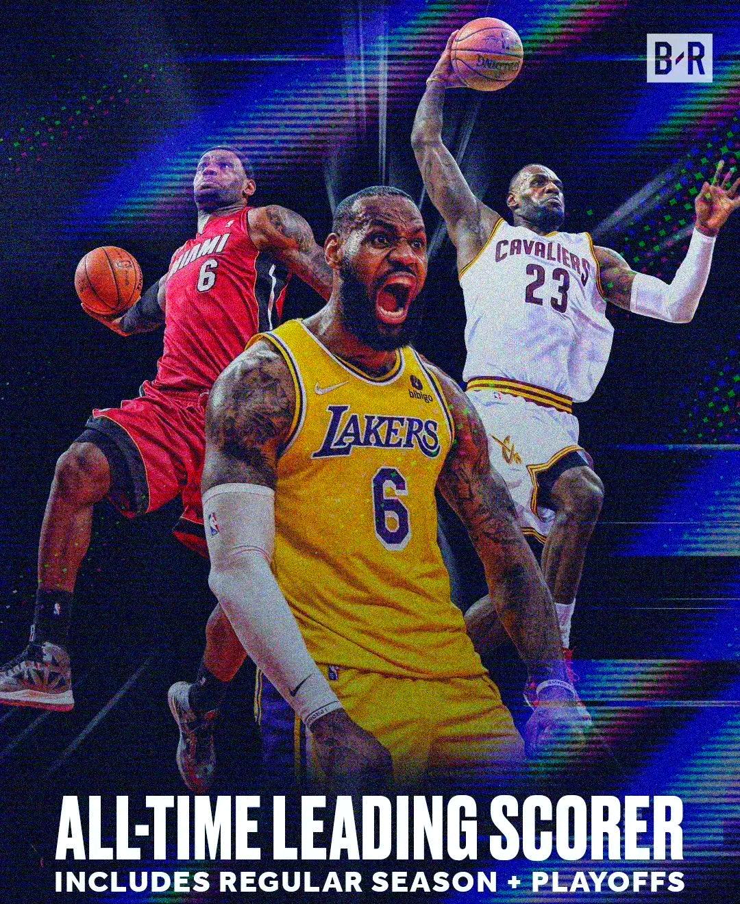 九游体育官网入口-詹姆斯再刷新纪录！成为NBA历史得分王